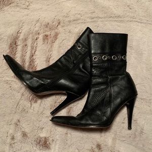 Y2K Vintage Vicini Leather Boots
